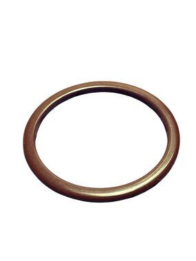 Vintage Brown Plastic Bangle Bracelet 8 inches